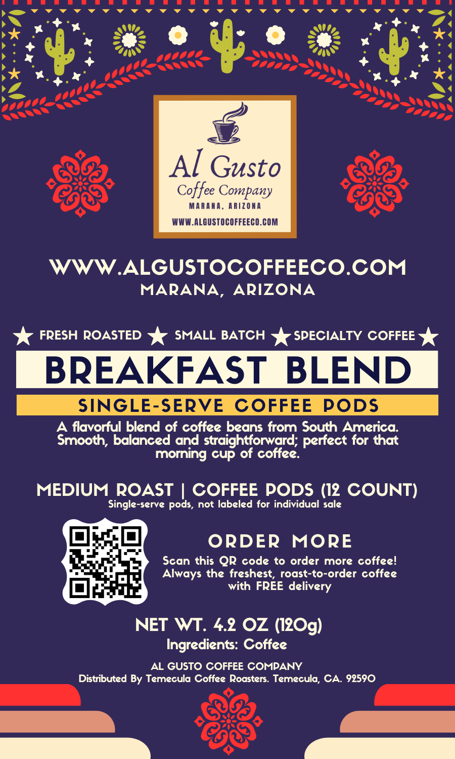 Breakfast Blend, 12 Pack (K-Cups)