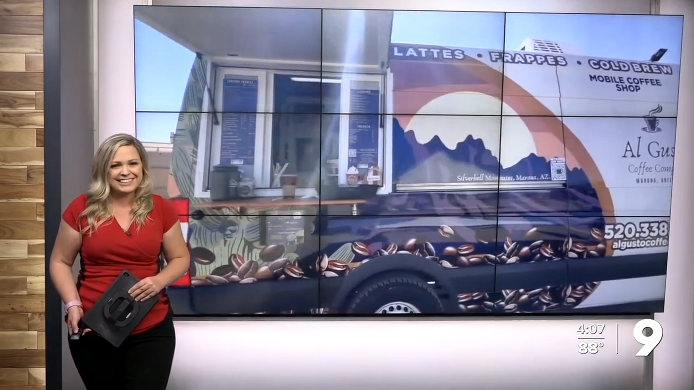 Al Gusto Coffee Company featured in the news