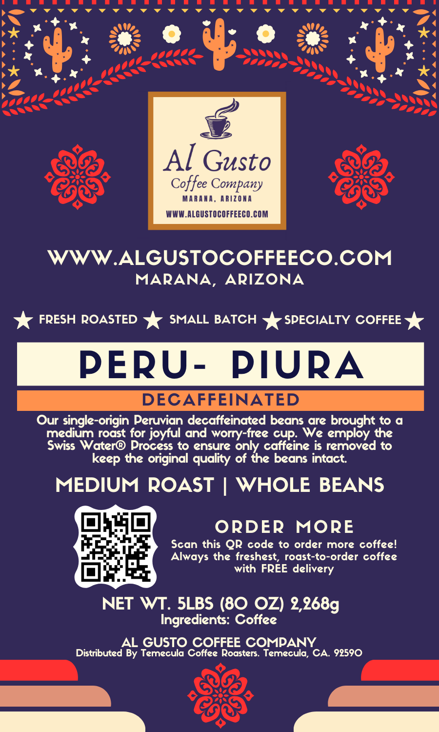 Peru Decaf - 5LB