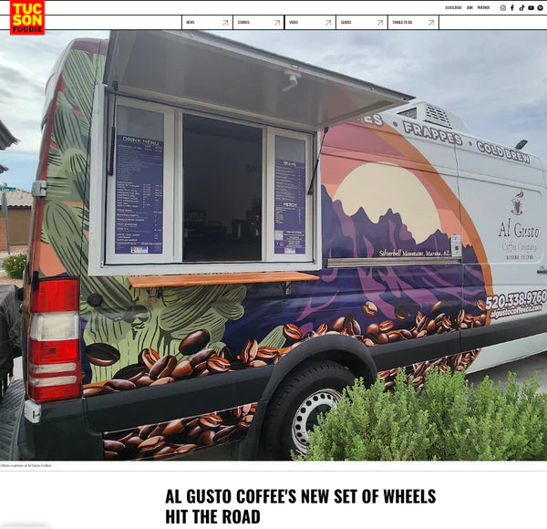Al Gusto Coffee Company featured in the news
