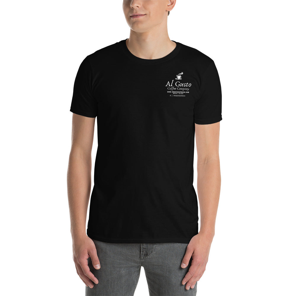 "Good Coffee Is a Human Right" Unisex T-Shirt (Dark Colors)