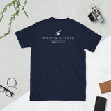 "In Coffee We Trust" Unisex T-Shirt (Dark Colors)