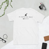 "In Coffee We Trust" Unisex T-Shirt (Light Colors)